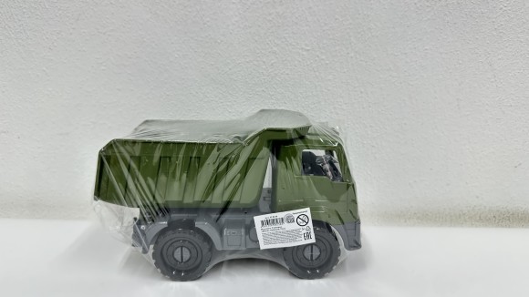 Машинка Самосвал "ИЛЬЯ" Военный 22 см (Арт. И-8238)