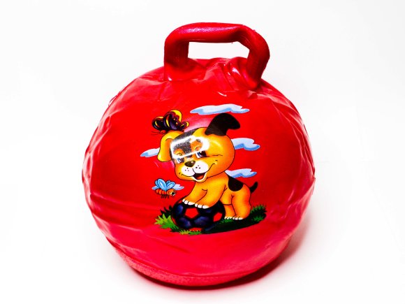 мяч надувной рожки (80)