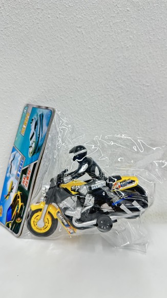 Мотоцикл инерц. с мотоциклистом, в/п 15*6*10 см