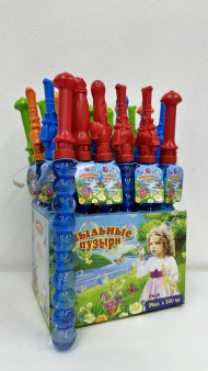 Мыльные пузыри "Меч" (24 шт. в наборе) 200 мл. длина 1 шт. 41,5 см. в/к 26,5х18,0х41,5 см