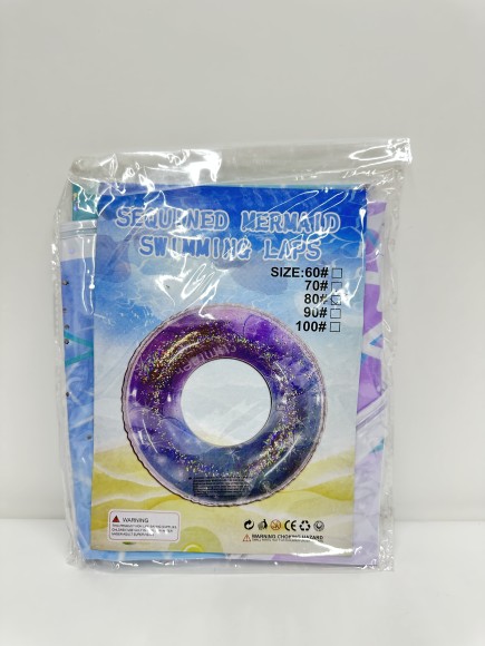 Круг для плавания 80 см, блестки (150)