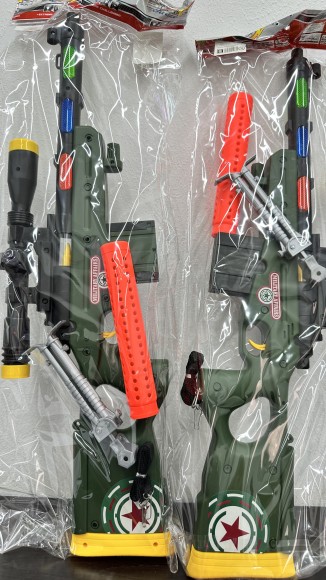 Ружье на батарейках. Размер упак: 70х25см